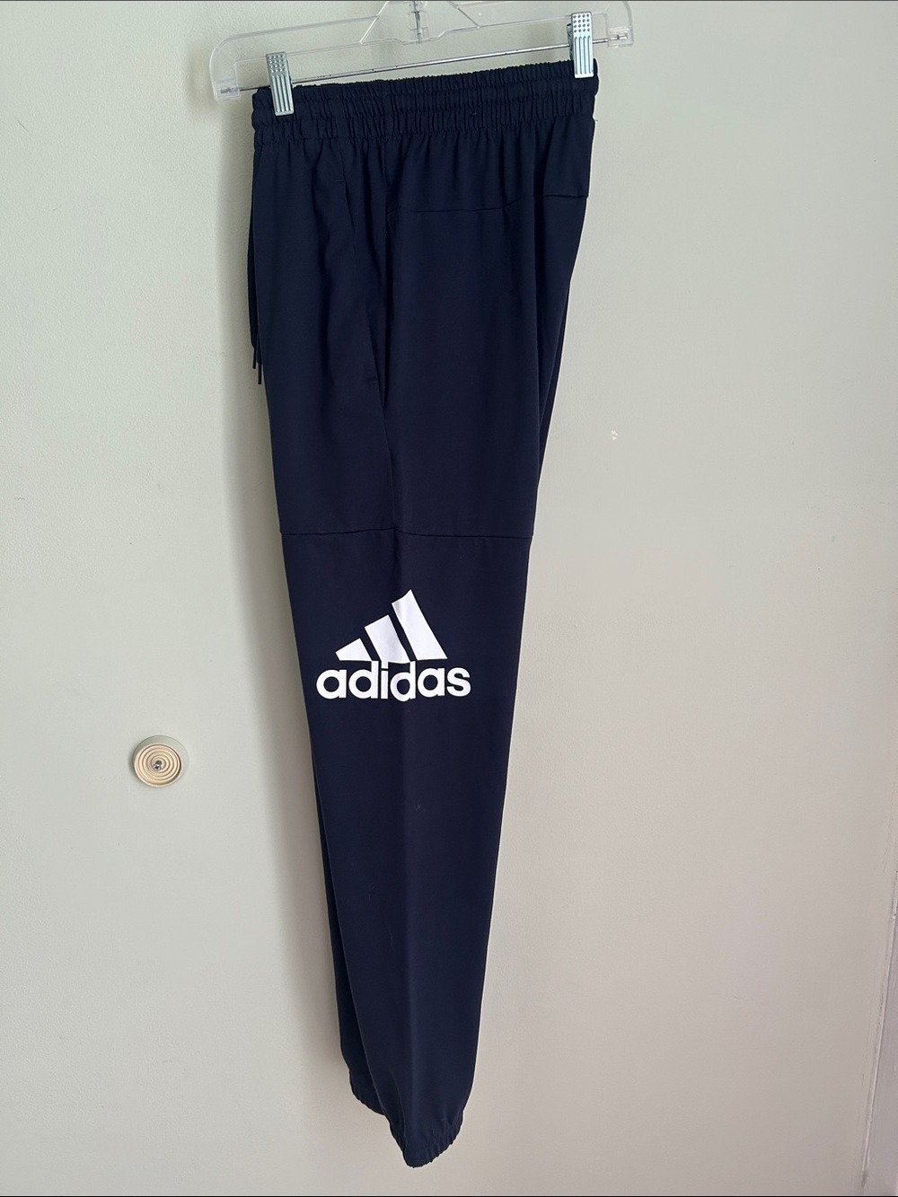 adidas Navy Blue Logo Joggers for men’s
